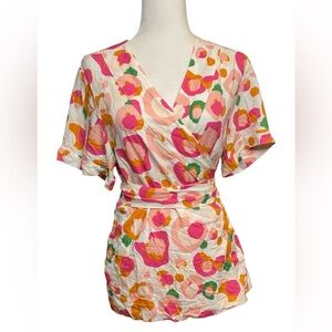 Emily McCarthy Multicolor wrap Top